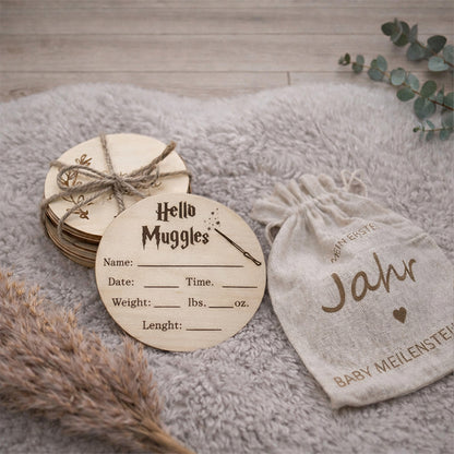 Babymeilensteinkarten 12 Monate English Harry Potter